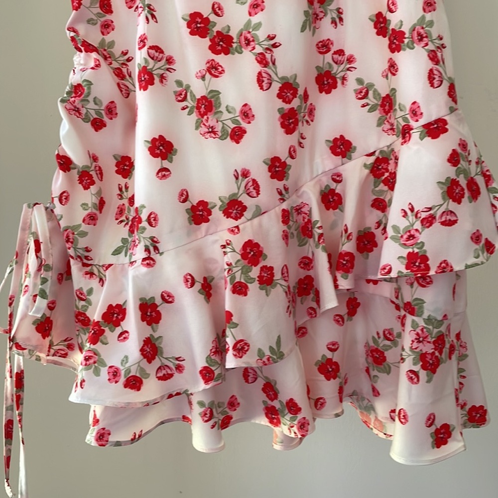 BNWTâ¨TIGER MIST. floral strapless mini dress - Picture 7 of 16